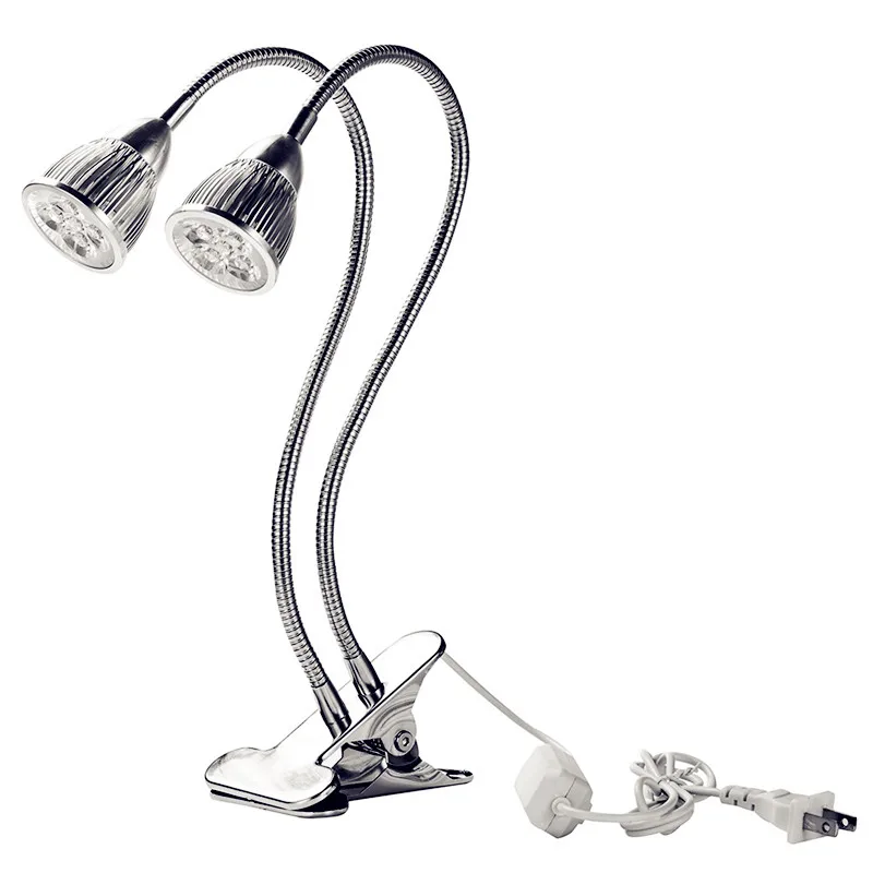 Светодиодный светильник для выращивания с двойной головкой 10 Вт штепсельная