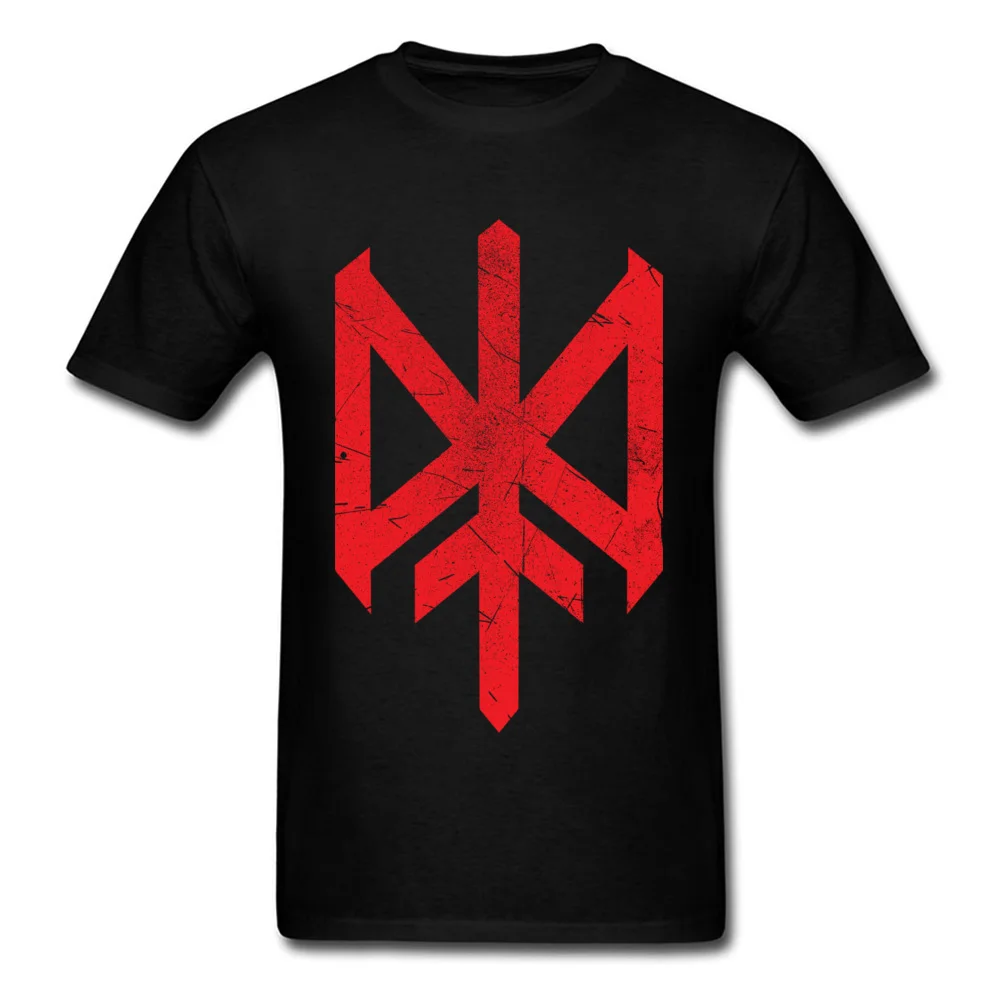 Фитнес Tight Riotic Red Geometrical Symbol Мужская футболка с графическим круглым воротником