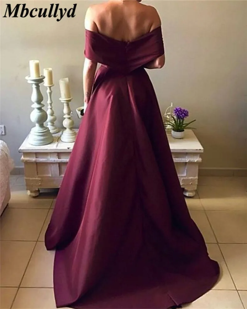 Атласные платья для выпускного Mbcullyd 2019 сексуальное официальное платье с