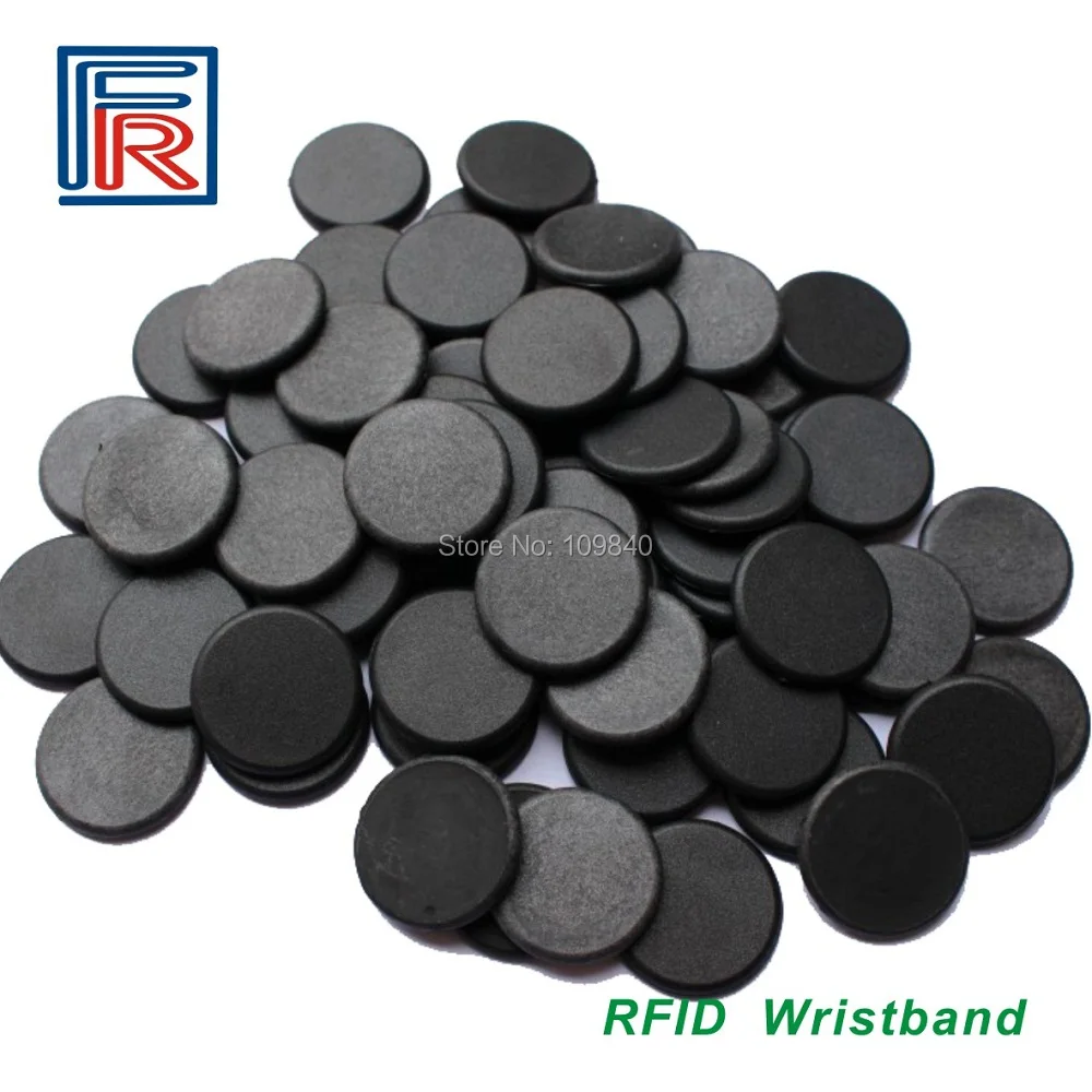 1000pcs 13.56mhz PPS RFID High-temperature Laundry Tag with FM08 1K byte 20mm Diameter Proximity coin tag | Безопасность и защита