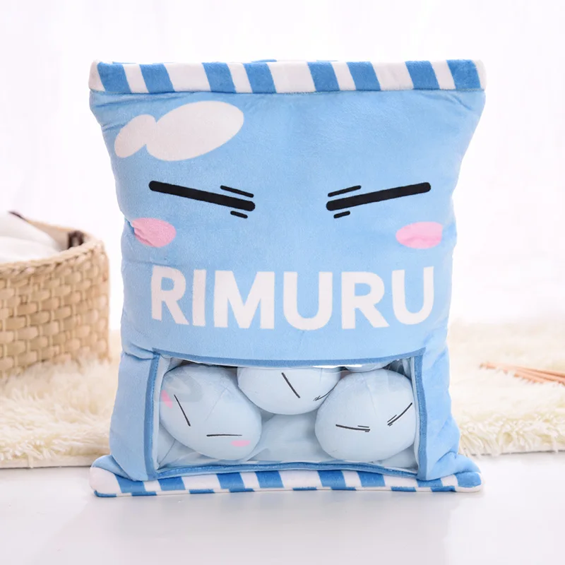 1 Аниме Tensei shitara Slime Datta Ken Rimuru Tempest милый Косплей Плюшевая Кукла мультфильм мягкая подушка для дивана Рождественский подарок - Цвет: 1