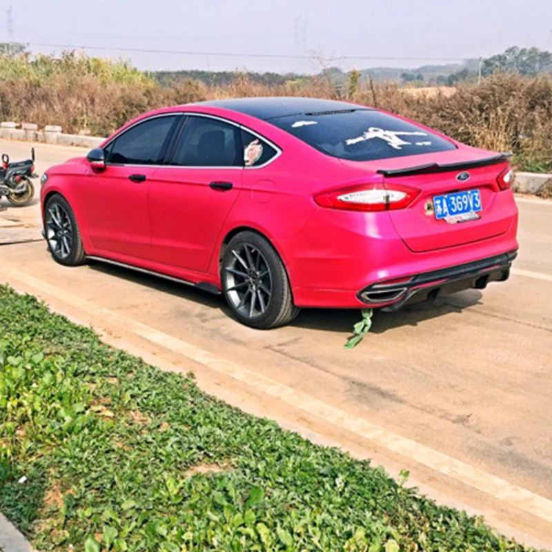 Углеродное волокно задний багажник хвост декоративное крыло подходит для Ford Mondeo/Fusion спойлер 2013