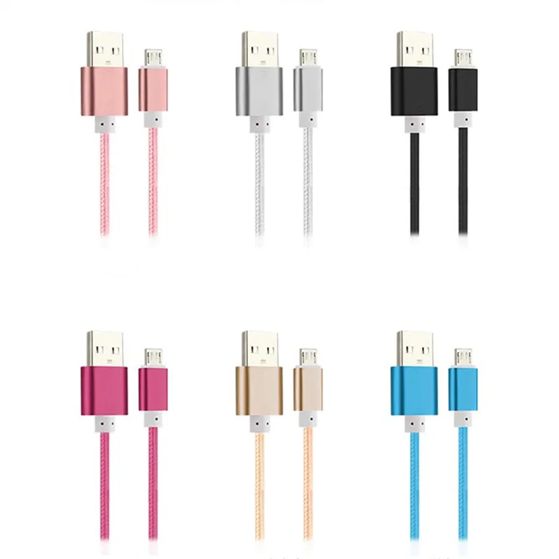 SUPTEC Micro USB кабель нейлоновый для быстрой зарядки и синхронизации данных Samsung Galaxy ys7