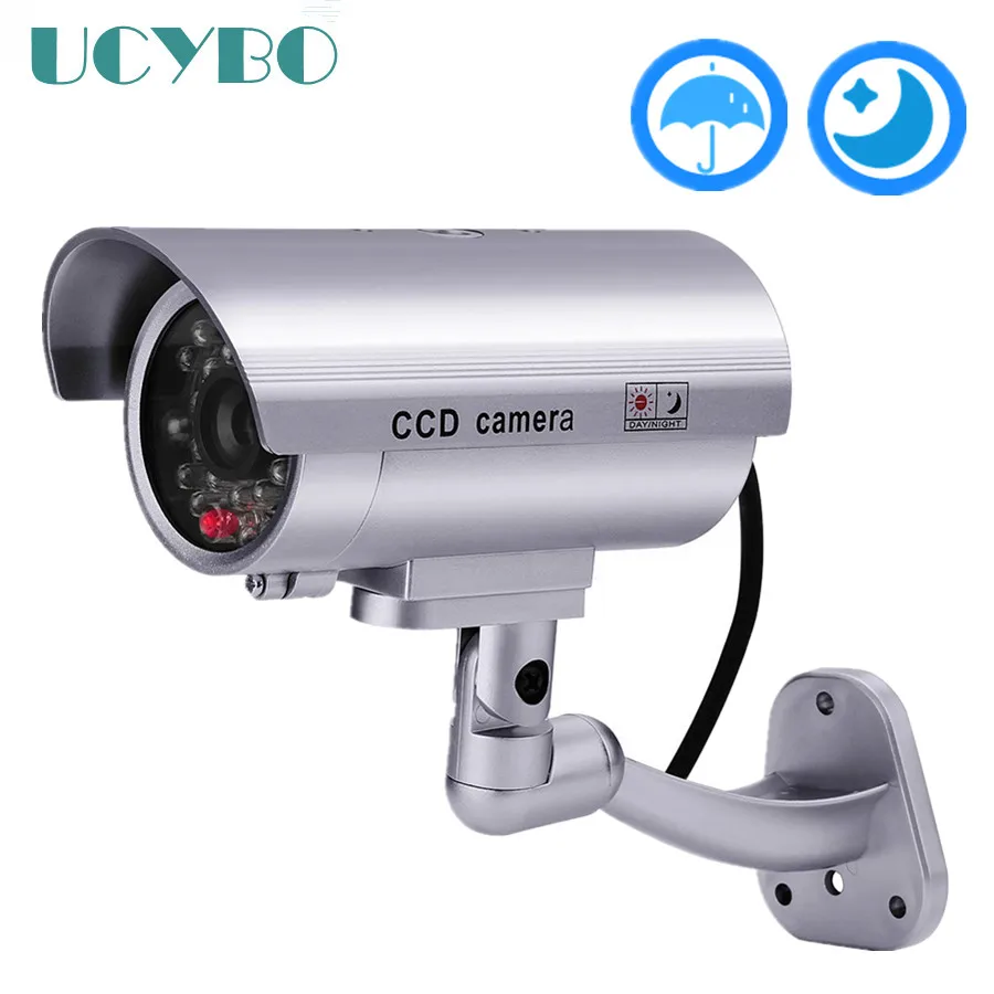 Фальшивая камера видеонаблюдения поддельная wifi мигающий красный светодиод