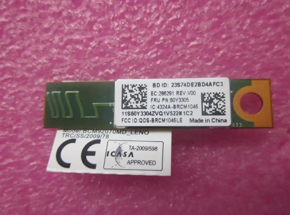 Lenovo ThinkPad X230 X220 T410 T420 T430 T530 T510 T520 W510 W520 W530 4 0 Bluetooth модуль FRU 60Y3303 60Y3305|Сетевые карты| |