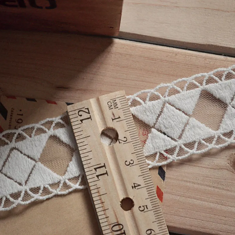 X0301 square bilateral net yarn material/garment accessories DIY manual lace embroidery / 3 cm | Дом и сад