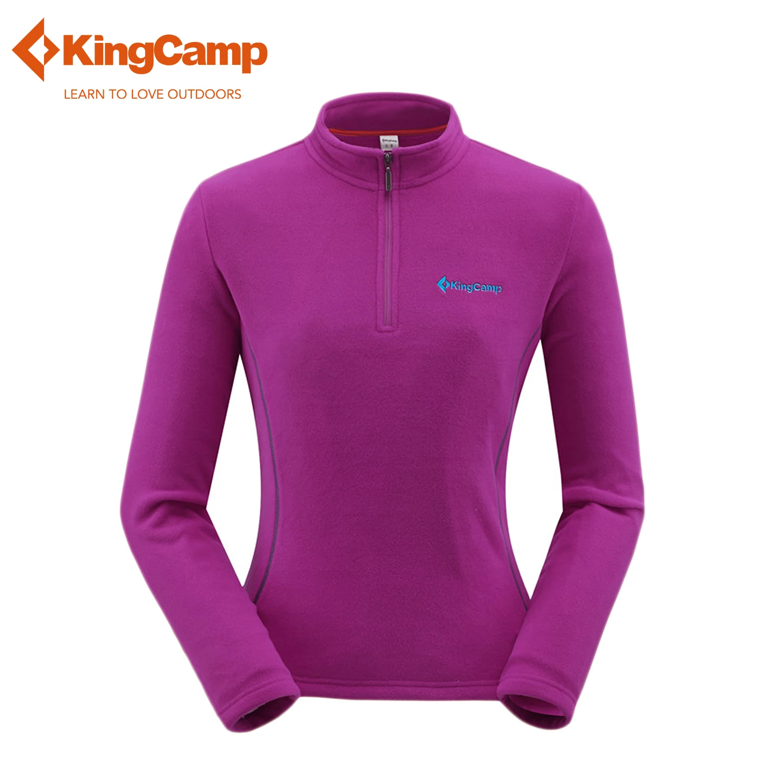 KingCamp женская спортивная одежда свитер на молнии спереди для улицы легкая