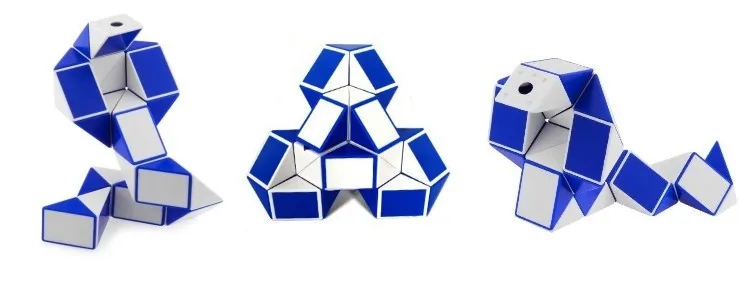 Shengshou Волшебная куб головоломка твист головоломки волшебная змейка 3D игрушка