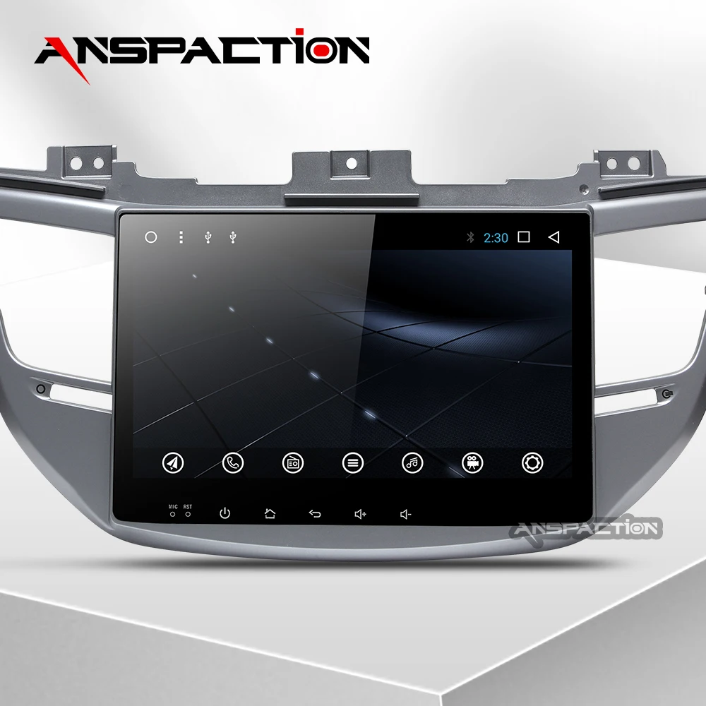 10 1 "IPS 2 два Din Android8.1 Автомобильная стерео для Hyundai Tucson IX35 2015 2016 2017 радио FM GPS