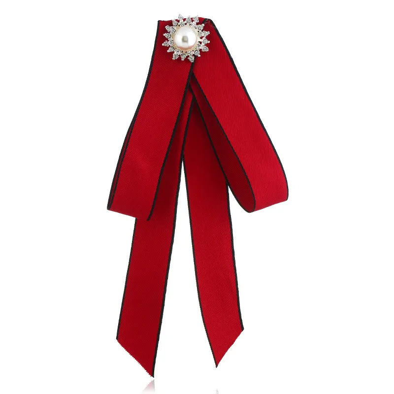 Студенческая брошь ADOLPH с бантом и искусственным жемчугом булавки Женские