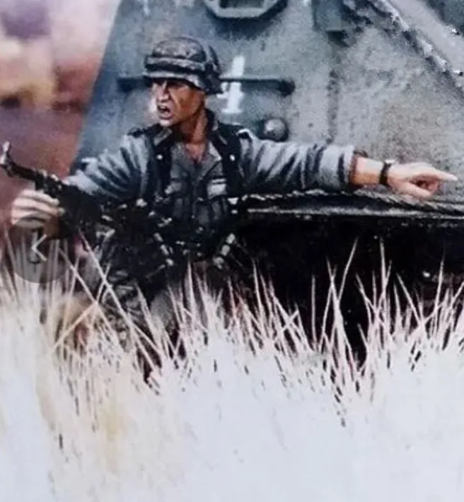 1/35 модельная фигурка из смолы разобранный Неокрашенный набор // 965 | Игрушки и