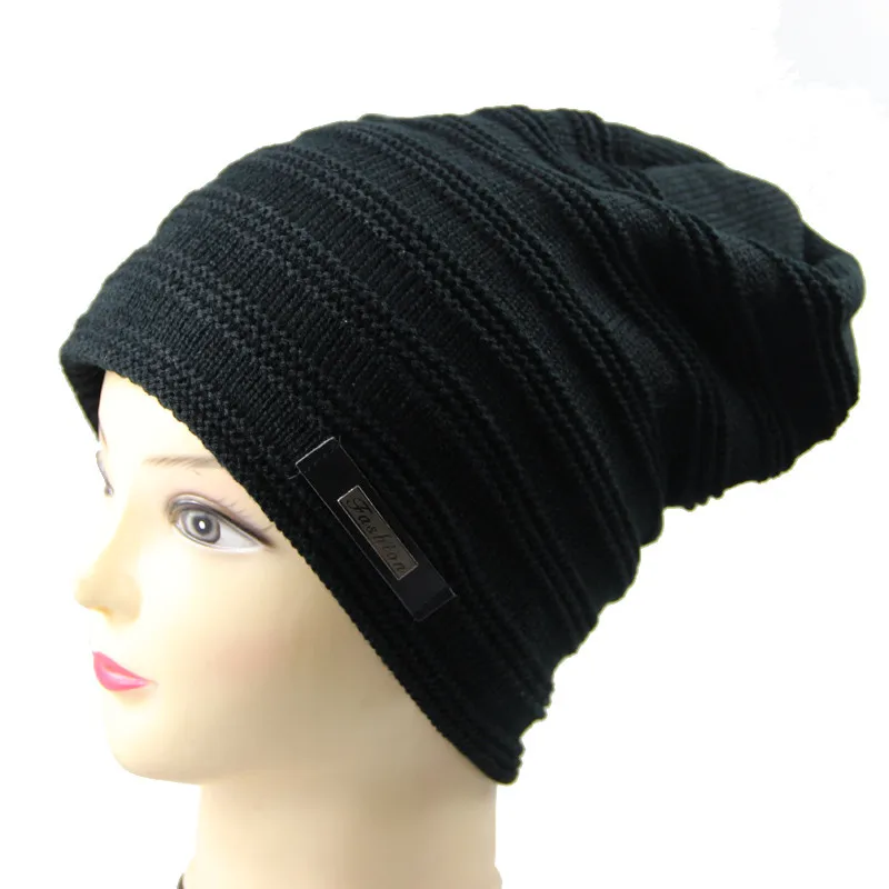 Модный бренд вязать шапочки зимняя Шапки для Для мужчин женщин шапочка зимние
