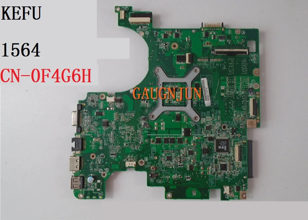 Kefu для Dell Inspiron 1564 Материнская плата ноутбука CN-0F4G6H F4G6H 0F4G6H DAUM3BMB6E0 HM55 DDR3 основная плата полностью тест