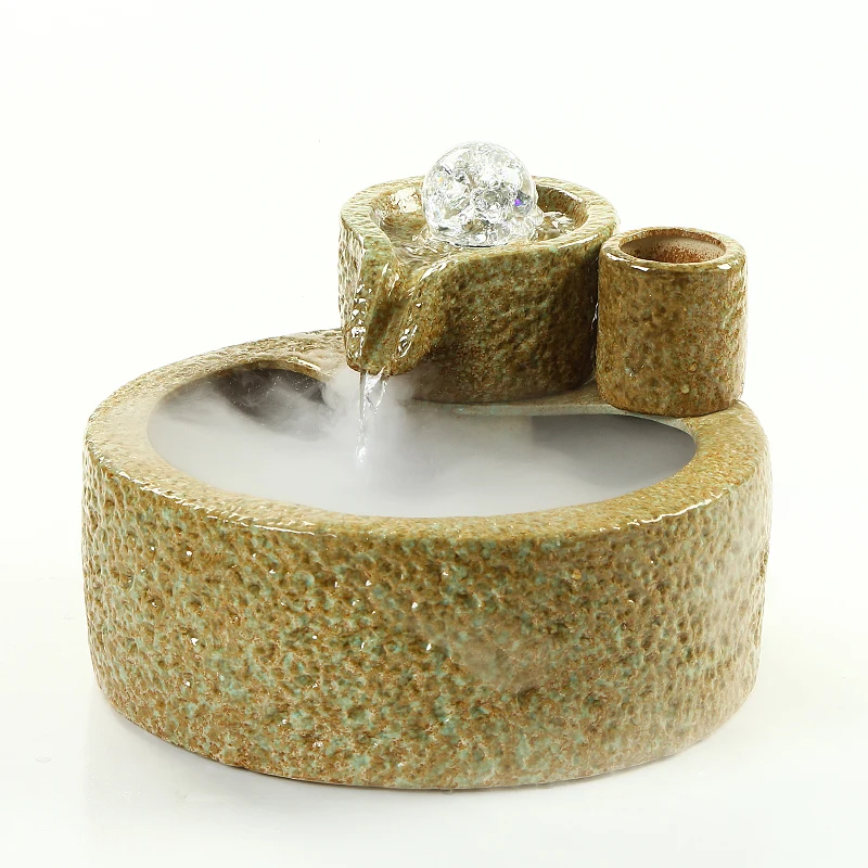 Керамический садовый фонтан фэн шуй 110/220 В|gift gifts|gift birthdaygifts office |