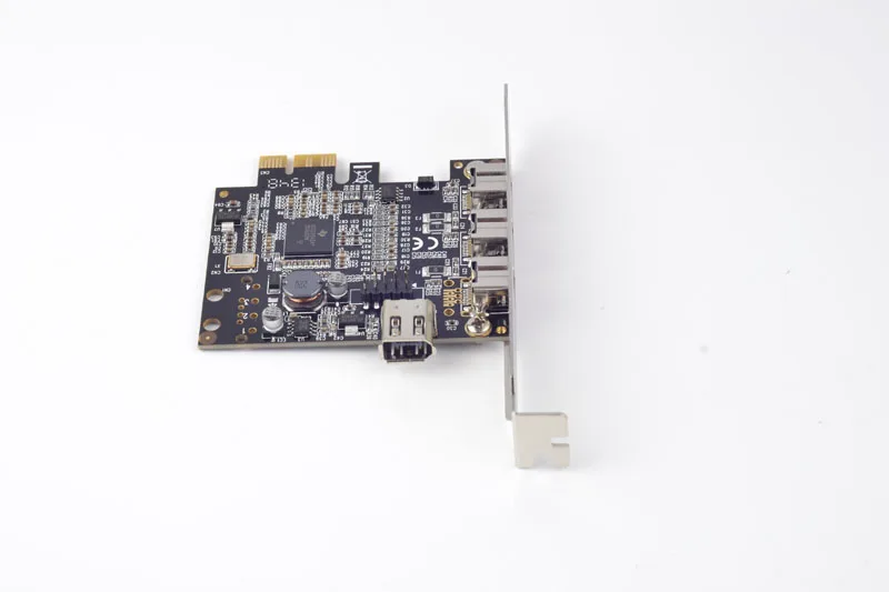 PCI-E до 1 порта Внутренний 1394a + 3 s Внешняя 1394b FireWire контроллер карты | Компьютеры и