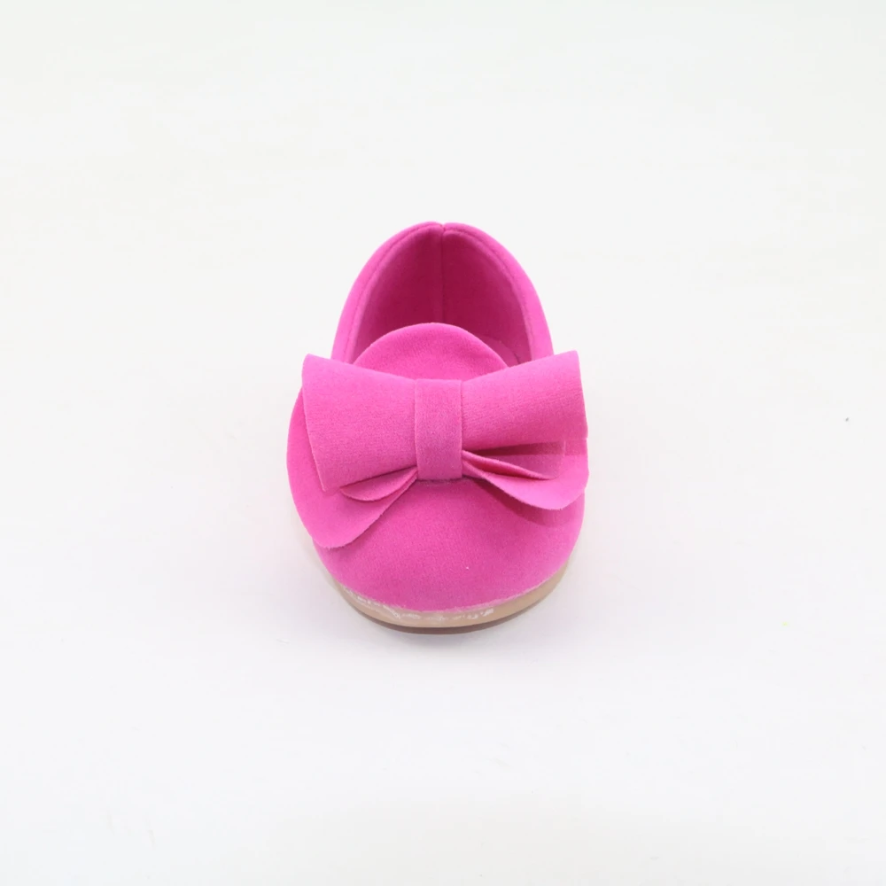 Осенние новые детские бархатные удобные повседневные туфли принцессы для