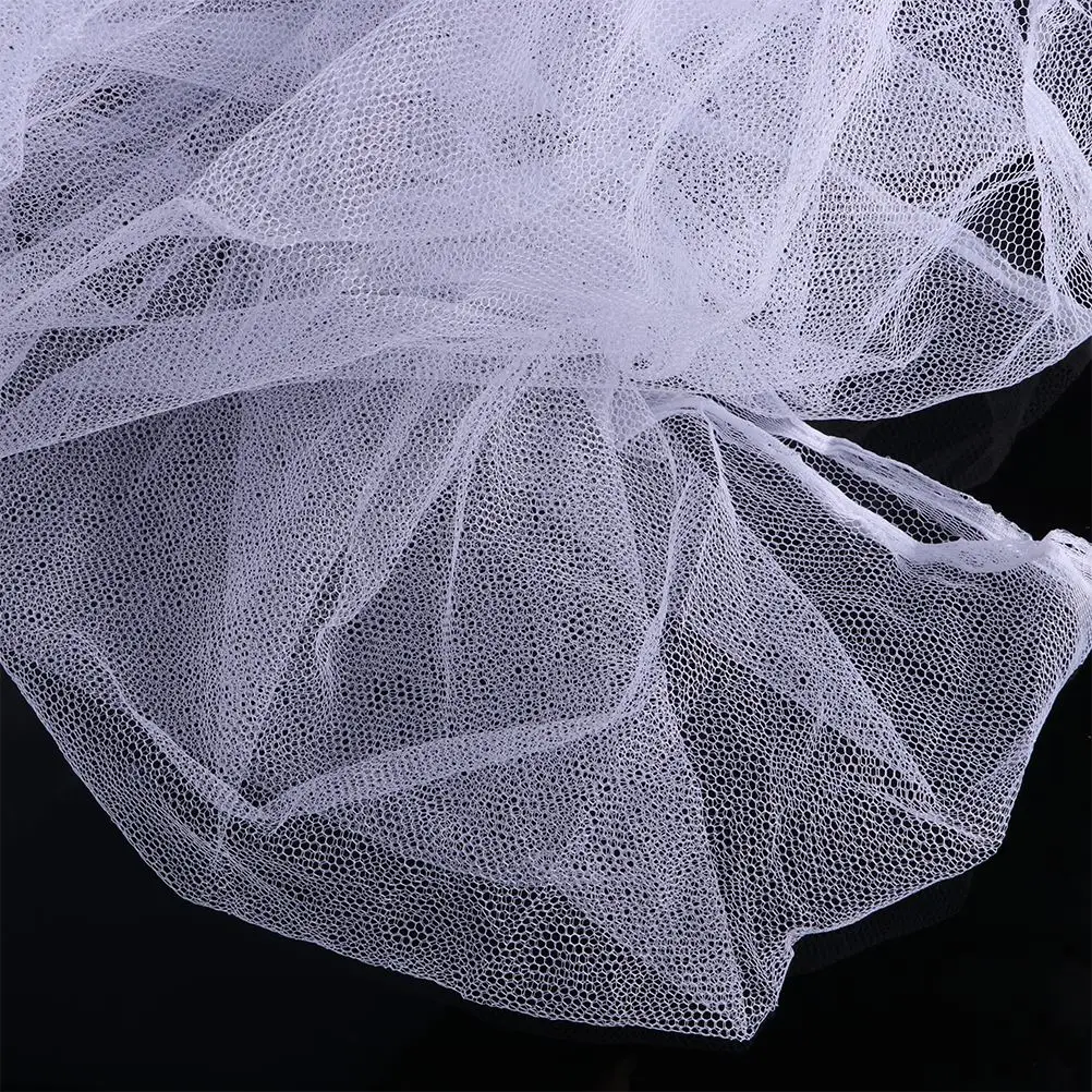 European Style 4 Corner Post Bed Canopy Mosquito Net Full Netting Bedding 190x210x240cm (White) | Дом и сад