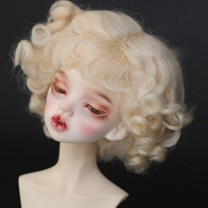 Bybrana Новое поступление 1/4 1/6 1/8 BJD парик модный красивый стиль Короткие вьющиеся