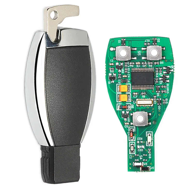 KEYECU 315/433 МГц Smart 2 2+ 1 3 3+ 1 4 кнопки дистанционный ключ-брелок от машины для Mercedes Benz поддержка NEC и BGA 2000+ год, 705 Moto