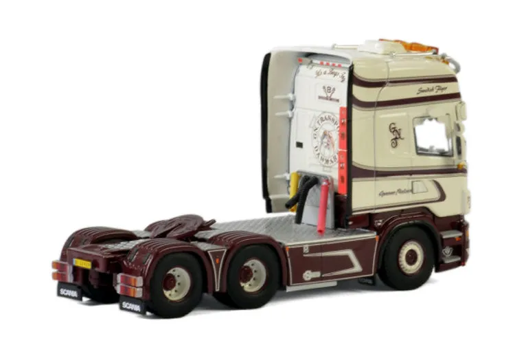 Изысканный сплав модель подарок WSI 1:50 SCANIA R6 6x2 GN транспорт Грузовик Тягач литья под давлением Игрушка Модель Коллекция украшения