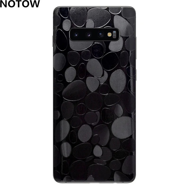 NOTOW модная наклейка из крокодиловой кожи ПВХ Черная защитная пленка для Samsung Galaxy