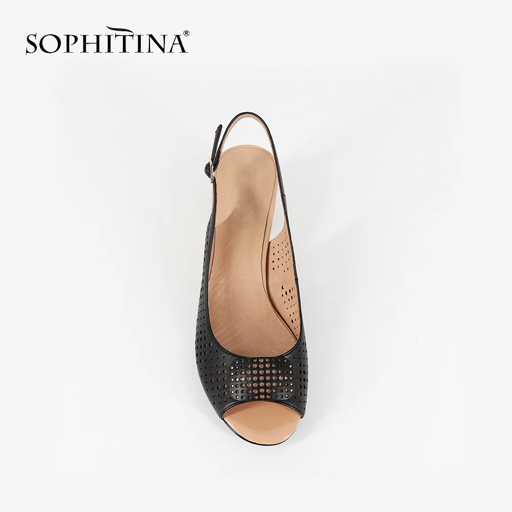 SOPHITINA/Летние повседневные женские босоножки Высококачественная обувь из