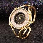 Женские часы-браслет модное платье для девочек женские аналоговые кварцевые часы с бриллиантами розовое золото часы zegarek damski