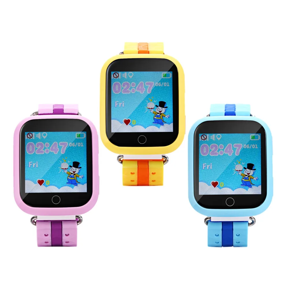 Mesuvida GPS Smart Watch Q750 детей с Wi Fi 1.54 дюймов сенсорный экран SOS вызова расположение