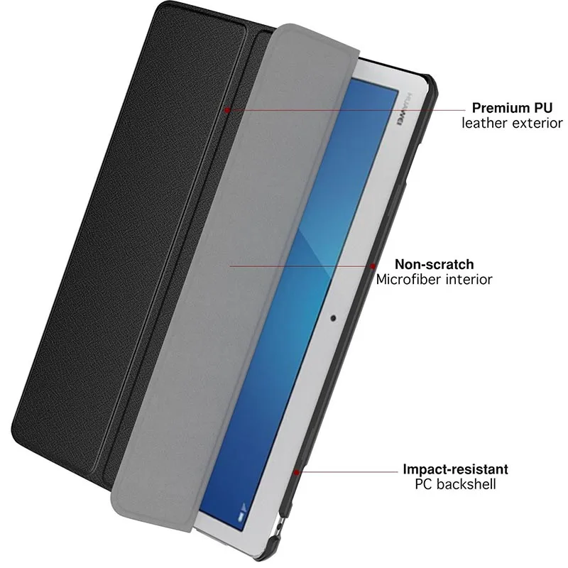 CucKooDo ультратонкий умный чехол-подставка для планшета Huawei MediaPad M3 Lite 10 0 дюйма с