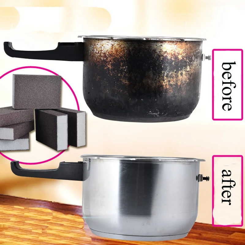 3 шт./лот волшебная губка Ластик хлопок нано наждак губки для офиса ванной комнаты