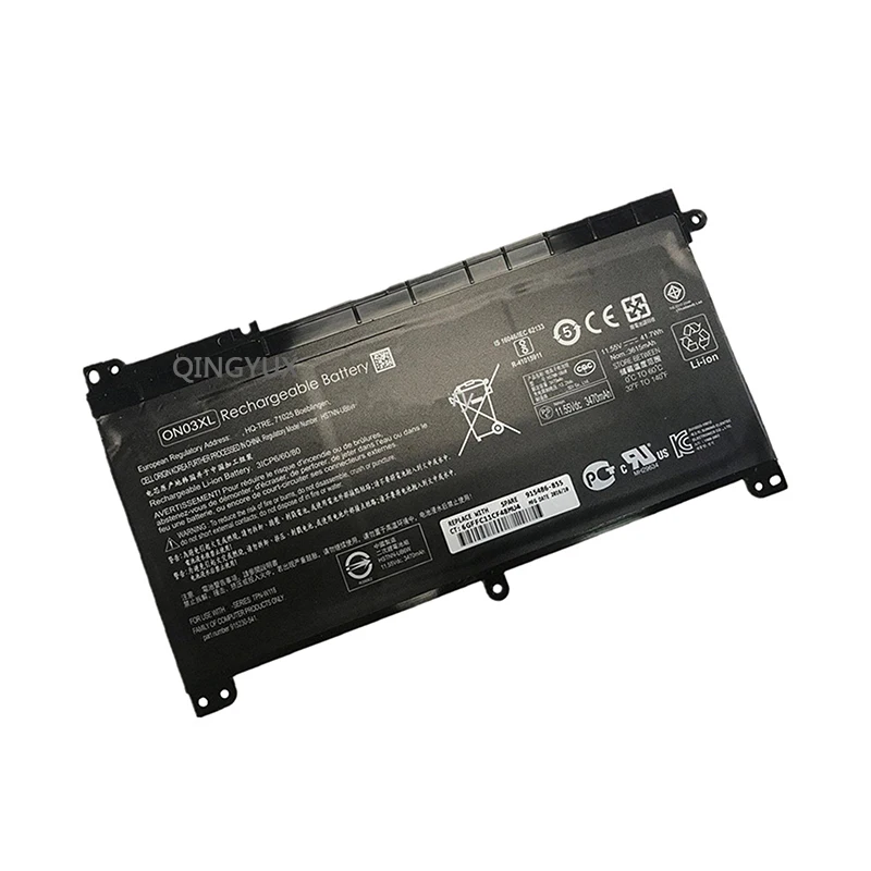 QINGYUX Новый 11 55 V 41.7Wh ON03XL HSTNN UB6W TPN W118 Аккумулятор для ноутбука HP Pavilion M3 U 13 3