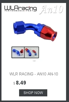 WLR RACING-AN10 AN-10 45 градусов многоразовый поворотный ptfe тефлоновый Шланг Концевой фитинг для AN10 WLR-SL6045-10-311