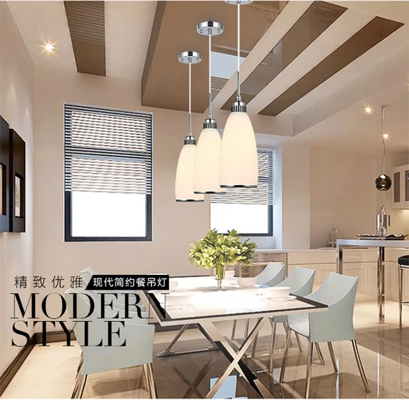 Современный Маленький модный подвесной светильник простой стеклянный лампа для