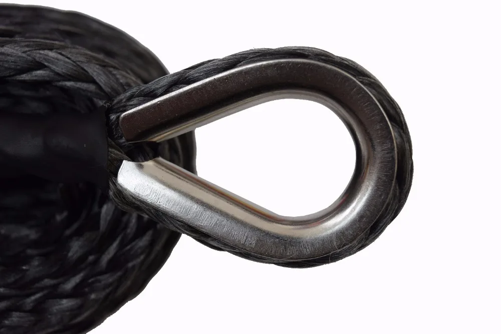 

Free Shipping Black 12mm*30m Synthetic Rope,Boat Winch Cable for Electric Accessaries,Towing Ropes