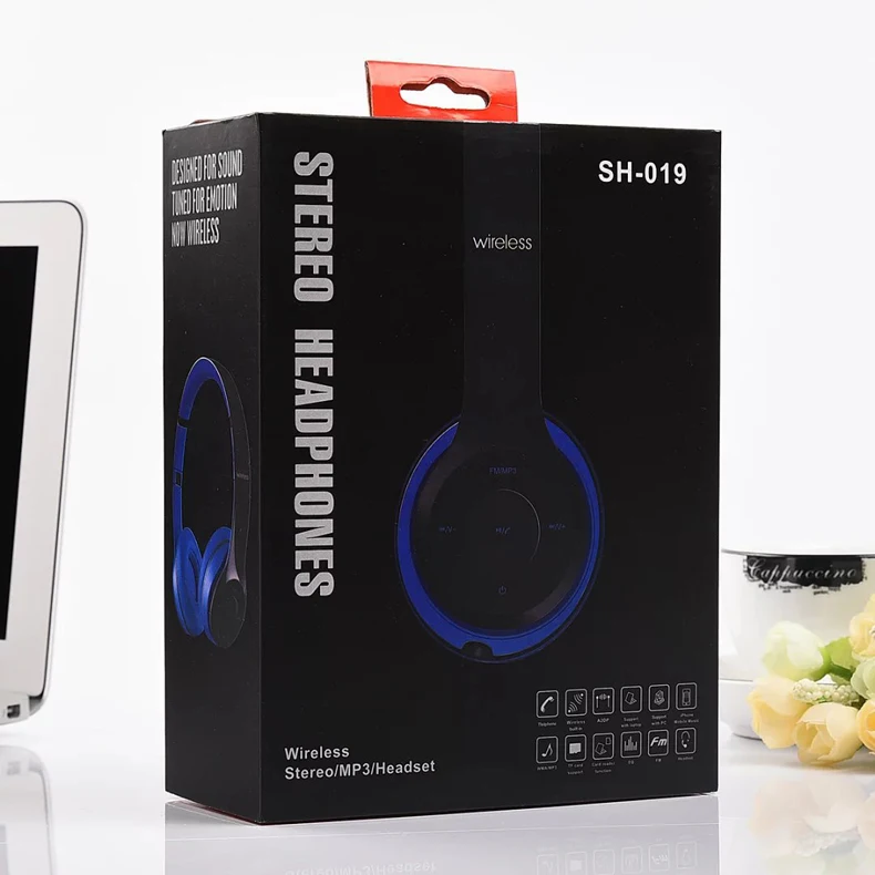YUANGHANG Wireless Bluetooth Headphones with Mic NFC Sport Headset Stereo Earphone Support TF Card for Phone Computer | Электроника