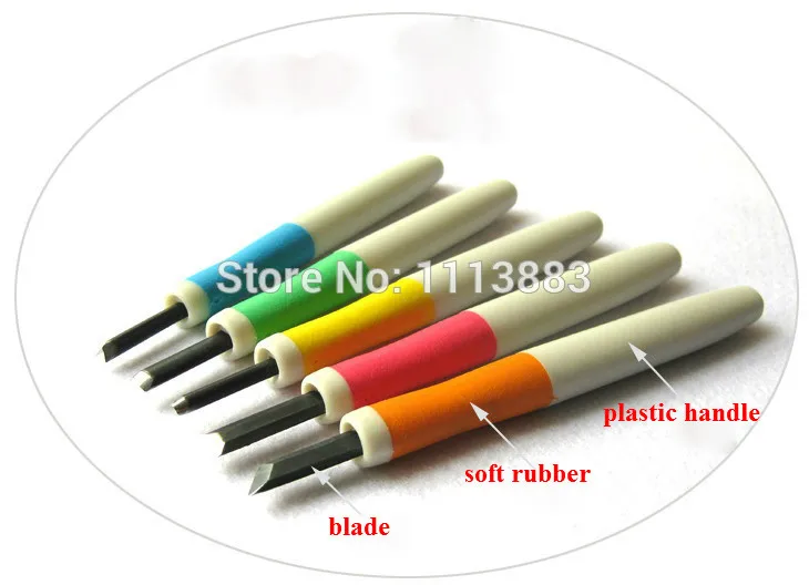 5 шт./компл. Премиум Японский Сталь режущая головка резьба по дереву долотом ящик