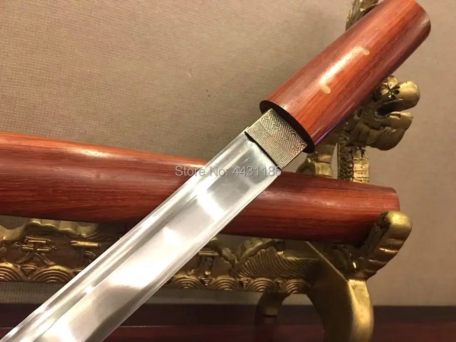 Японский меч ниндзя RedWood Saya брикет катаны лезвие из высокоуглеродистой стали 1060 |