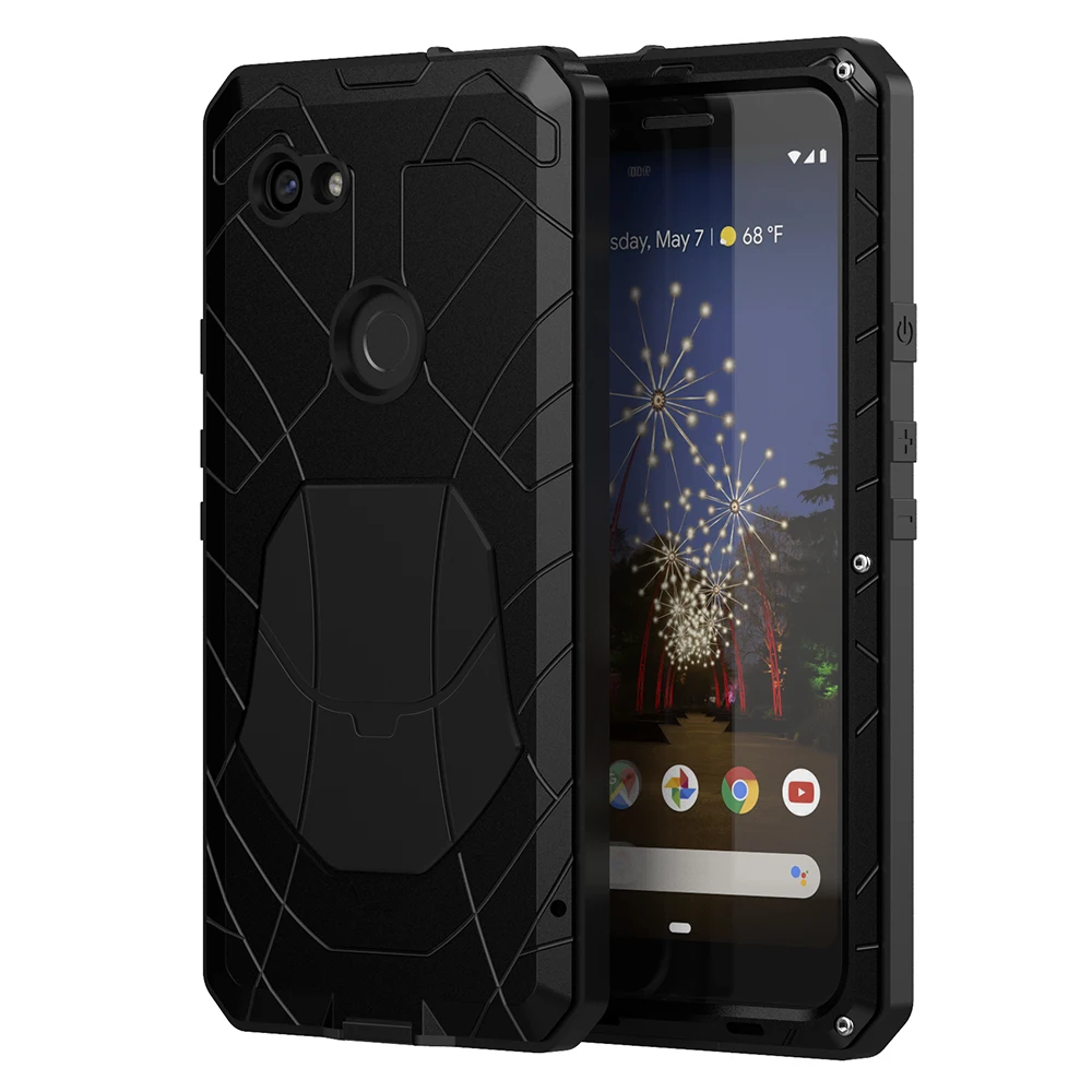 Для Google Pixel 3A 3A XL чехол жесткий алюминиевый металлический Закаленное стекло Защитная крышка для Google Pixel 4 4XL защитный чехол