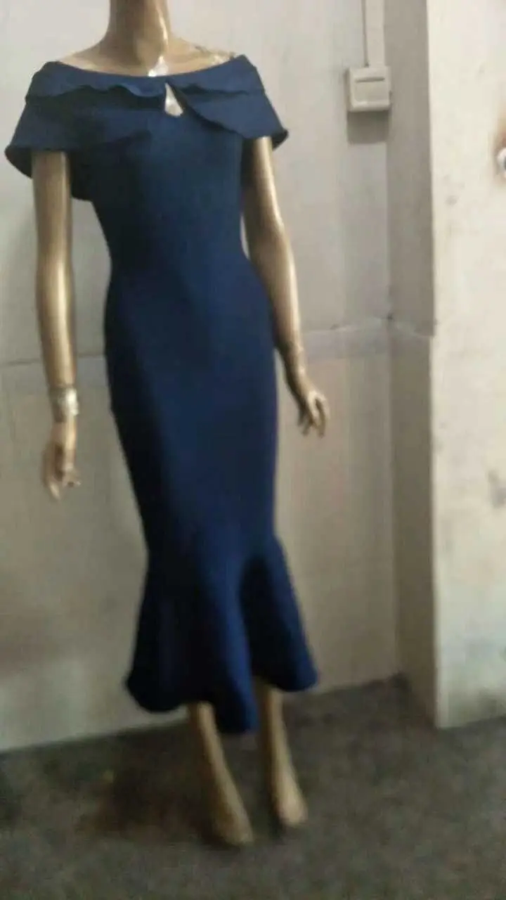 2018 Embroidery Sexy Bodycon Women black blue round neck short sleeve celebrity Vestidos bandage dress Wholesale | Женская одежда