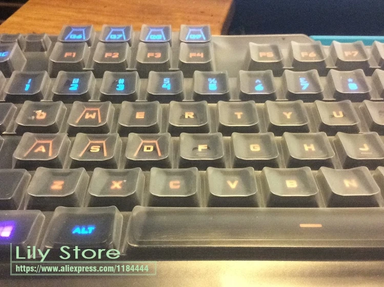 For Logitech G910 Wired Game mechanical keyboard Protector Bright Backlight Button Dust Cover Bump Keboard skin | Компьютеры и офис