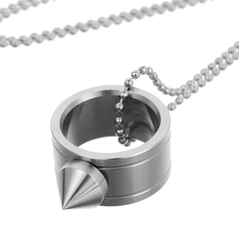 Кольцо на палец для самозащиты из нержавеющей стали|steel stainless|steel silversteel defense |