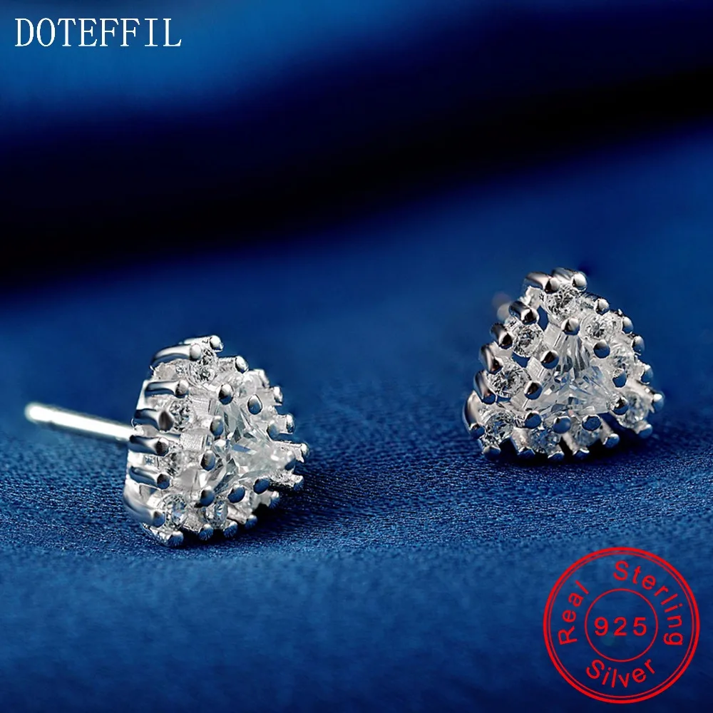 Женские серьги из серебра 925 пробы с цирконом | Украшения и аксессуары