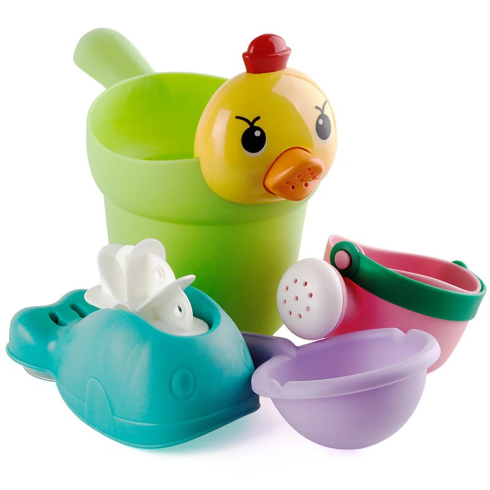 Набор пляжных игрушек с песком для детей 4 шт. набор игр на открытом воздухе