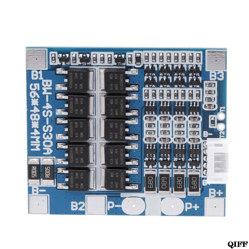 Прямая поставка и оптовая продажа Φ 30A 12 8 V w/Balance 3 2 LiFePo4 LiFe 18650 батарея BMS Защитная