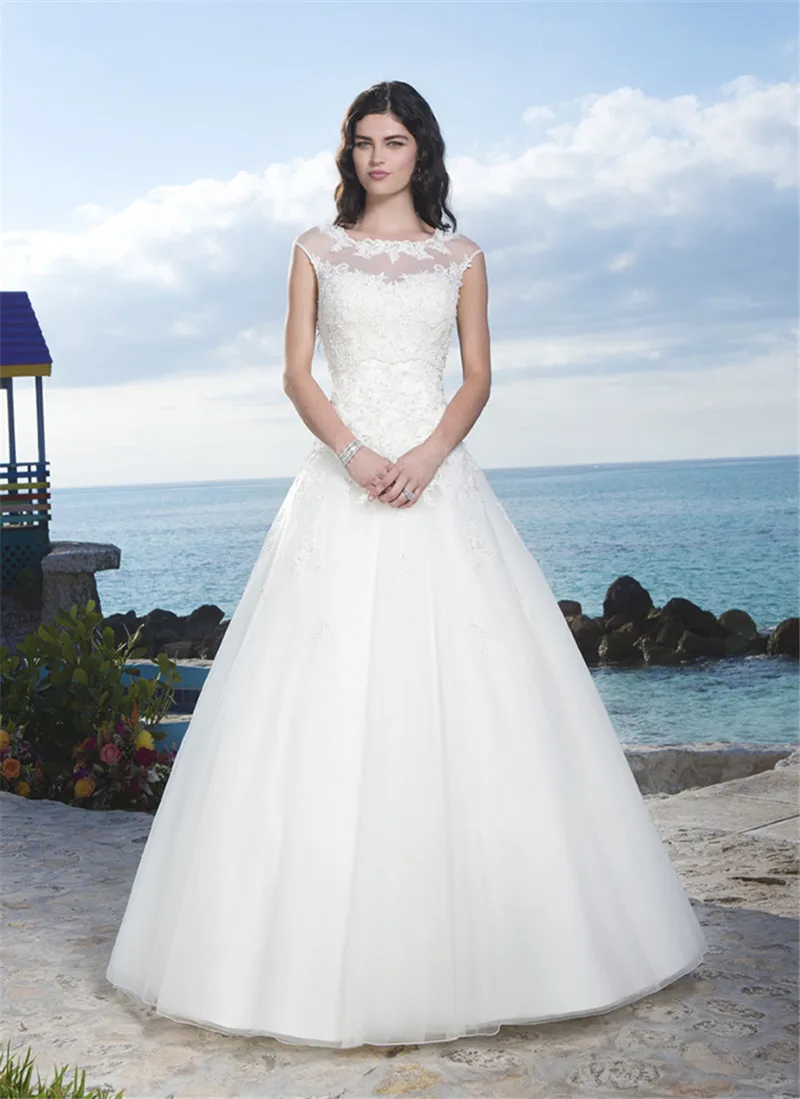 2016 Новое Прибытие Бальное платье Кружева Рукавов Длиной до пола Высокого