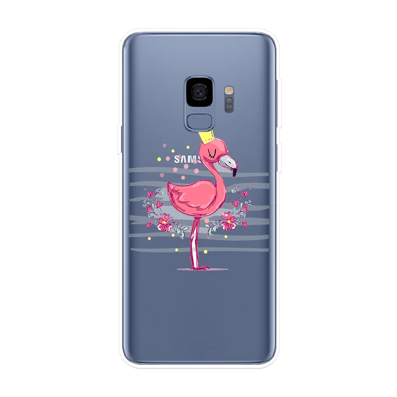Чехол для телефона Samsung Galaxy S8 S9 S10 Plus S10e S7 S6 Edge S5 чехол с рисунком фламинго Note 8 9 |