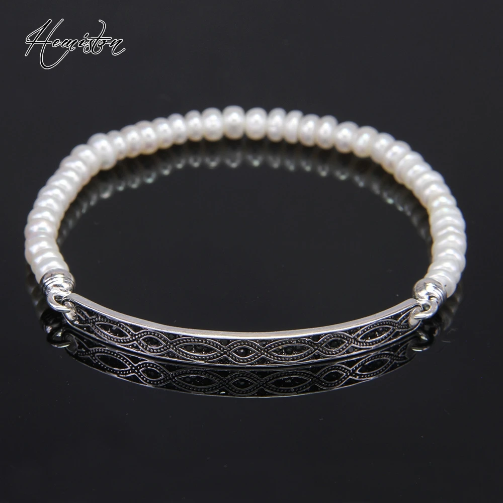 Браслет из пресноводного жемчуга в стиле Томаса браслет с узлом и мостом