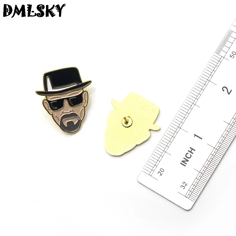 DMLSKY Breaking Bad металлические броши эмалированные булавки для мужчин отворот булавка