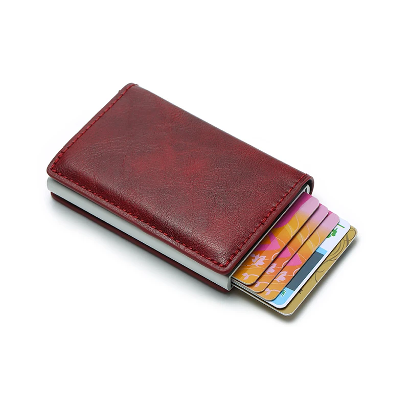 Держатель для карт ZOVYVOL из искусственной кожи с защитой от идентификации Rfid