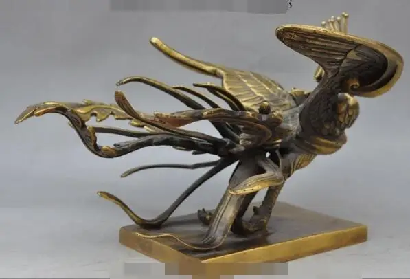 Бесплатная доставка S01421 статуя в стиле Народной имитации птиц Феникса павлина |